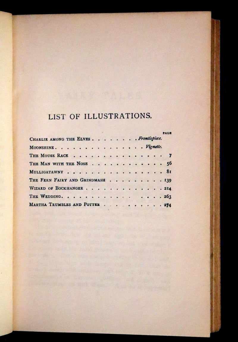 1904 Scarce Book - Moonshine Fairy Stories by Lord Brabourne, Illustrated by William Brunton.