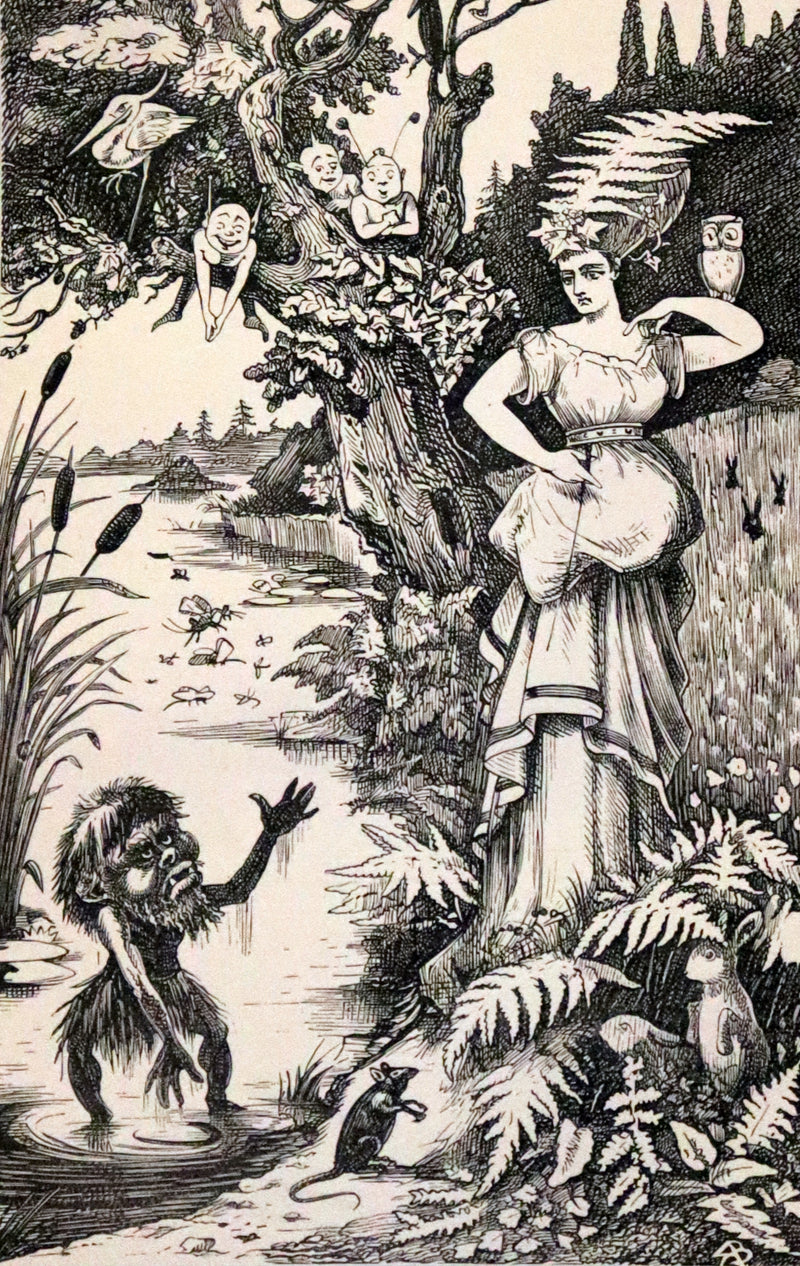 1904 Scarce Book - Moonshine Fairy Stories by Lord Brabourne, Illustrated by William Brunton.