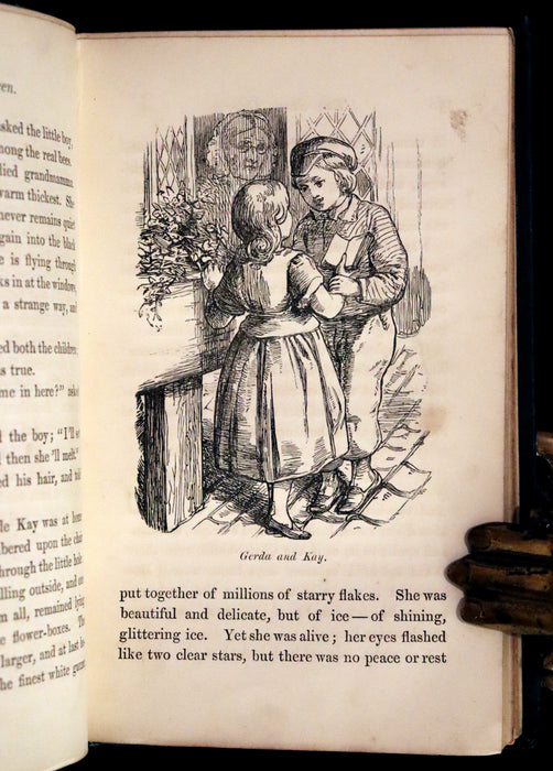 1867 Rare Victorian Edition - Andersen's Goloshes of Fortune and Snow Queen. Illustrated.