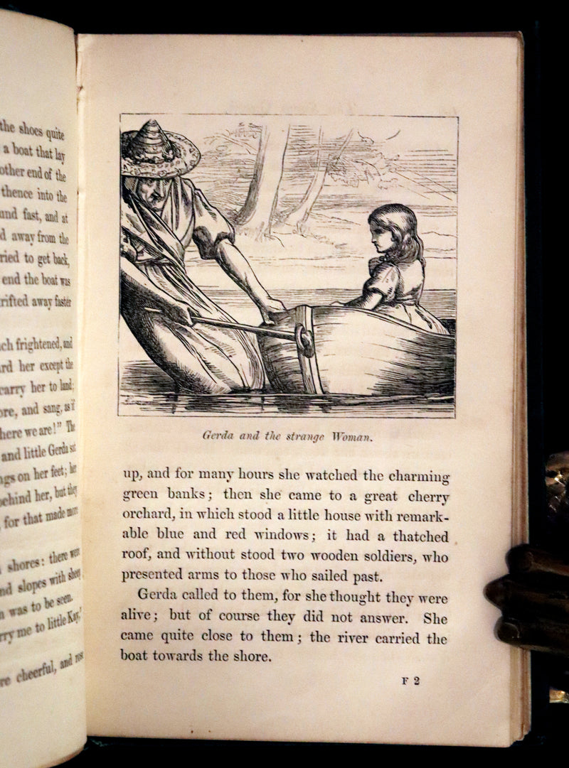 1867 Rare Victorian Edition - Andersen's Goloshes of Fortune and Snow Queen. Illustrated.