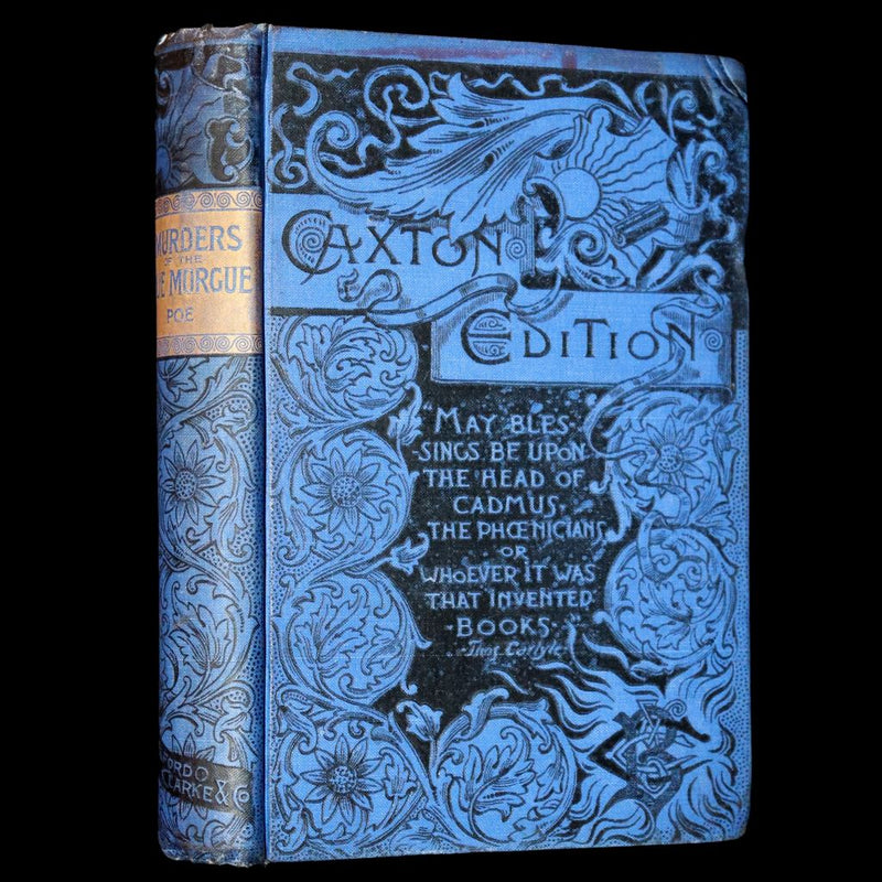 1887 Scarce Book - The Murders in the Rue Morgue and Other Tales by Edgar Allan POE (Pit and Pendulum, Fall of House of Usher, Narrative of A. Gordon Pym, ...).