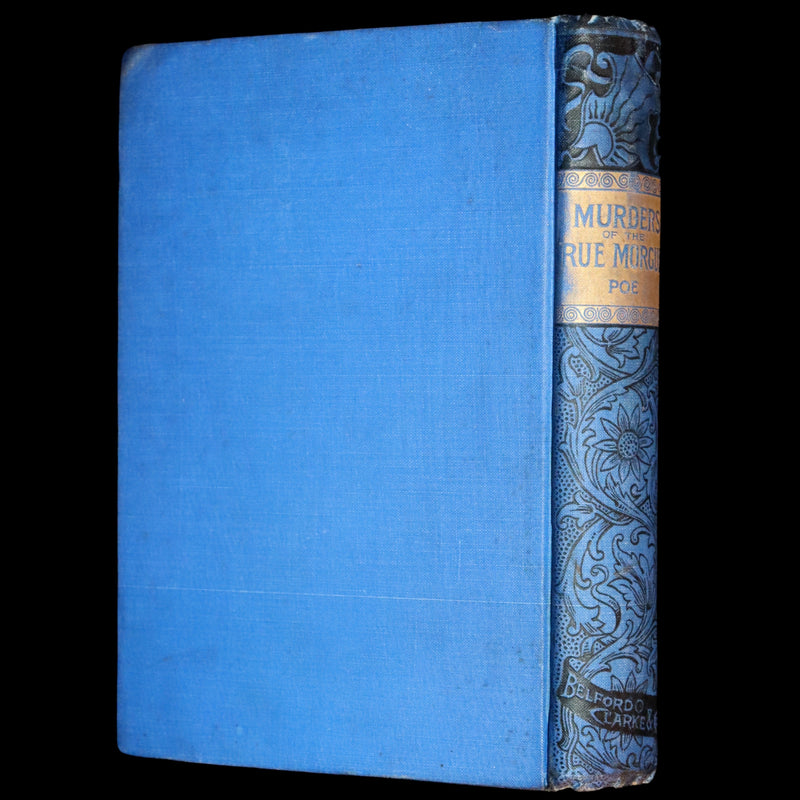 1887 Scarce Book - The Murders in the Rue Morgue and Other Tales by Edgar Allan POE (Pit and Pendulum, Fall of House of Usher, Narrative of A. Gordon Pym, ...).