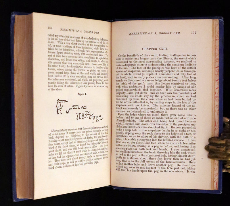 1887 Scarce Book - The Murders in the Rue Morgue and Other Tales by Edgar Allan POE (Pit and Pendulum, Fall of House of Usher, Narrative of A. Gordon Pym, ...).