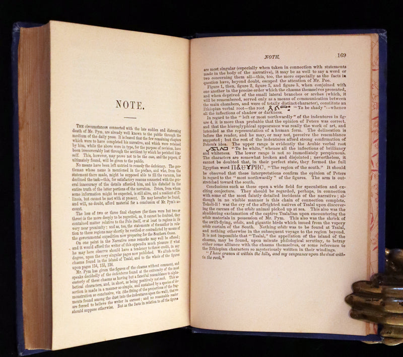 1887 Scarce Book - The Murders in the Rue Morgue and Other Tales by Edgar Allan POE (Pit and Pendulum, Fall of House of Usher, Narrative of A. Gordon Pym, ...).