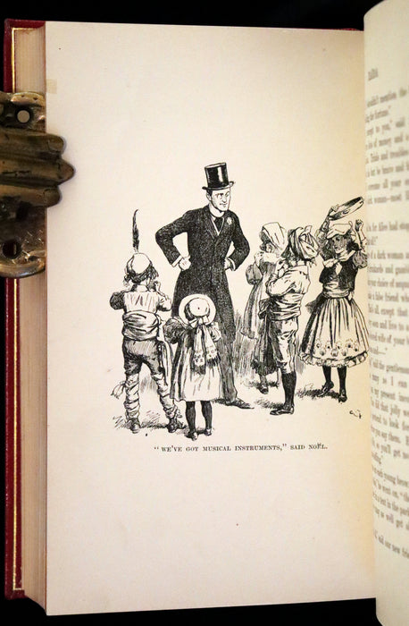 1904 First Edition bound by Bayntun-Riviere - New Treasure Seekers by Edith Nesbit illustrated by Gordon Browne.