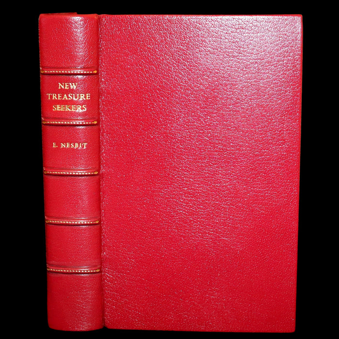 1904 First Edition bound by Bayntun-Riviere - New Treasure Seekers by Edith Nesbit illustrated by Gordon Browne.