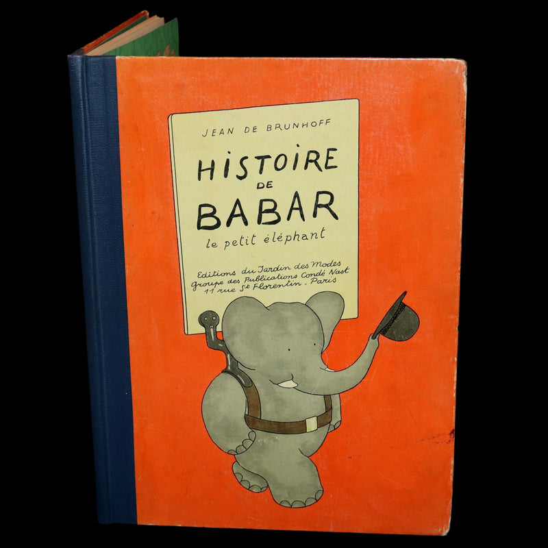 1931 True French First Edition - Histoire de Babar le Petit Elephant by Jean de Brunhoff.