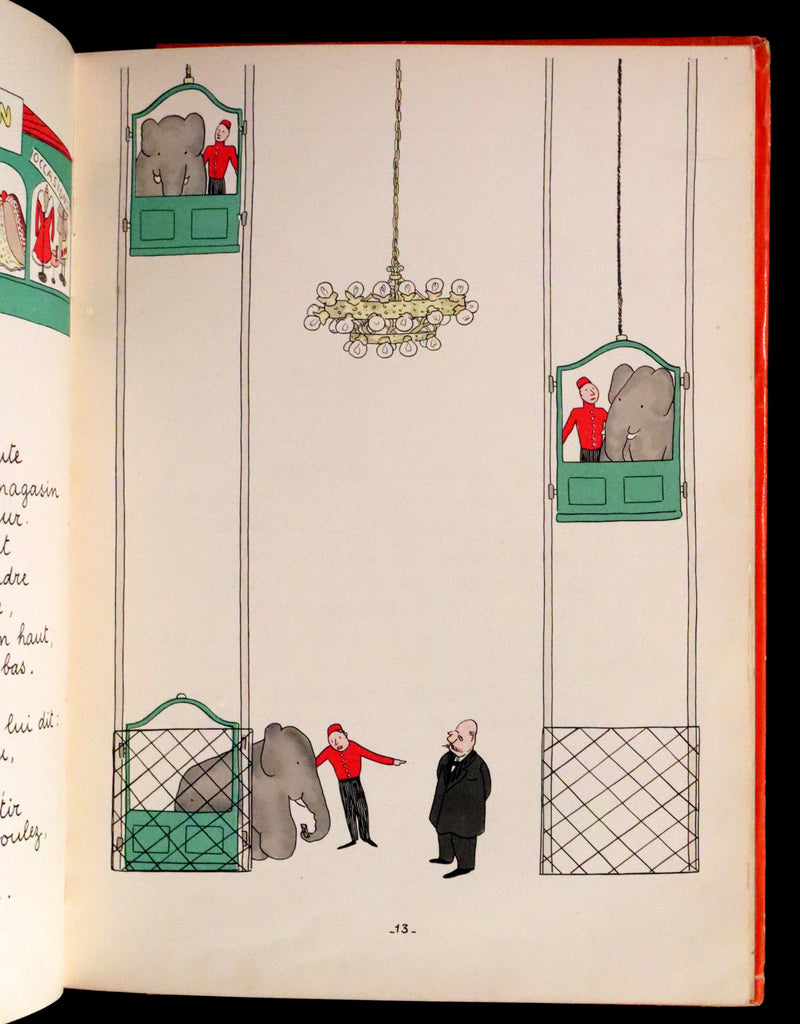 1931 True French First Edition - Histoire de Babar le Petit Elephant by Jean de Brunhoff.