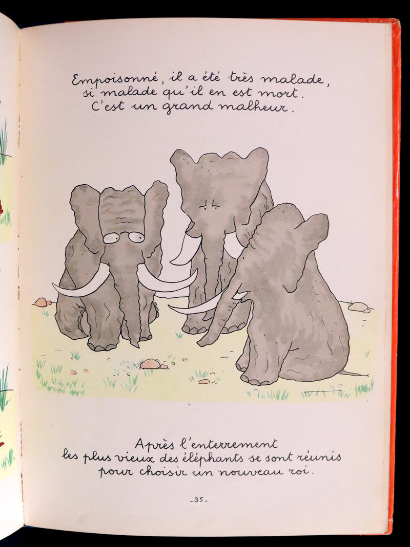 1931 True French First Edition - Histoire de Babar le Petit Elephant by Jean de Brunhoff.