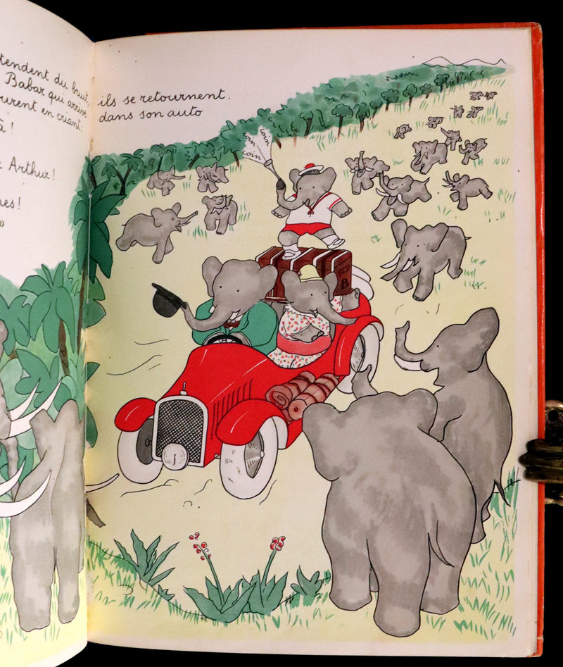 1931 True French First Edition - Histoire de Babar le Petit Elephant by Jean de Brunhoff.