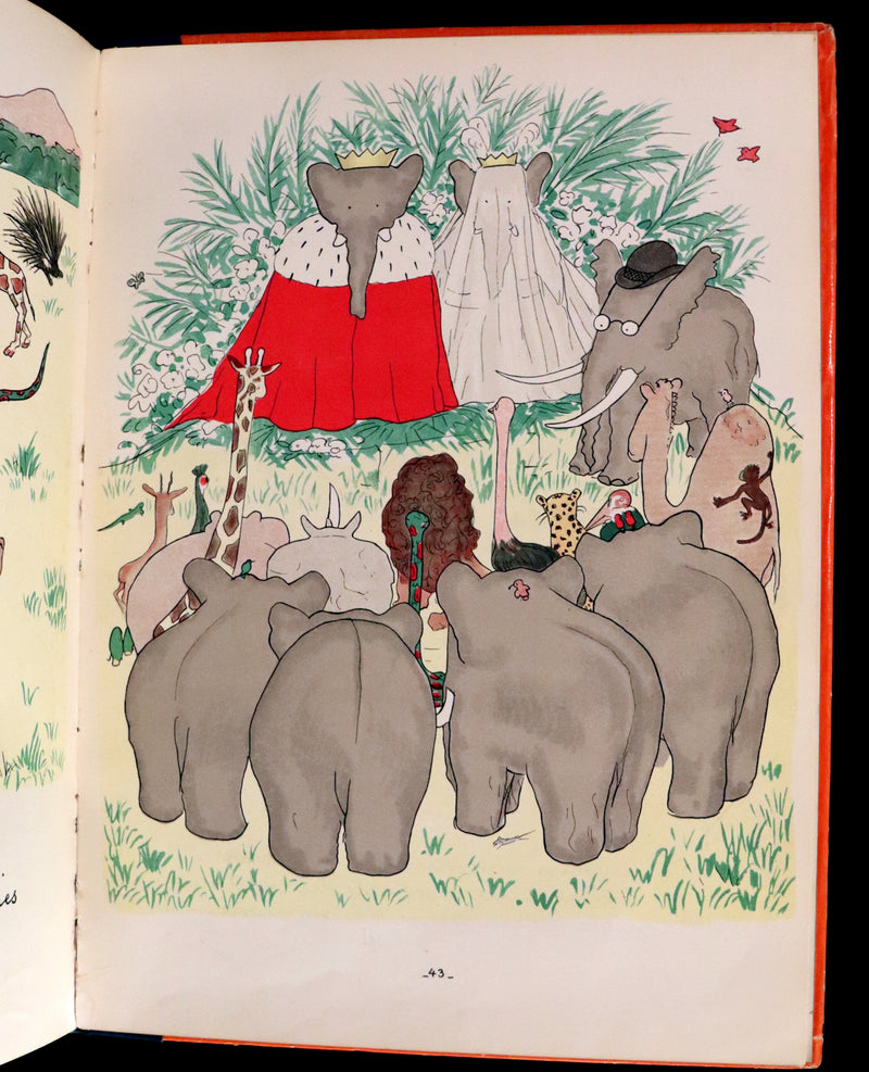 1931 True French First Edition - Histoire de Babar le Petit Elephant by Jean de Brunhoff.