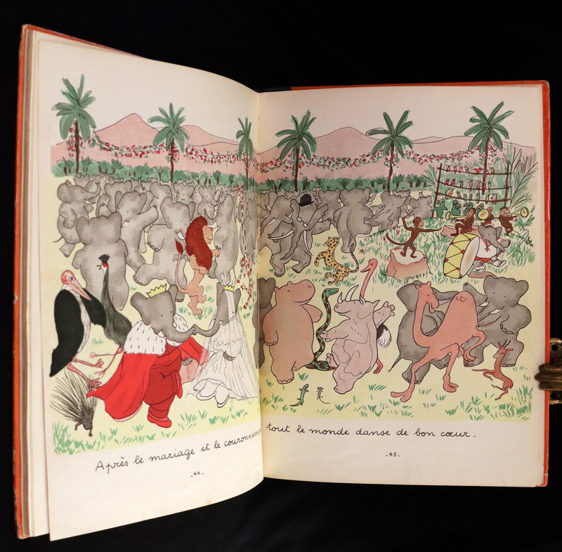 1931 True French First Edition - Histoire de Babar le Petit Elephant by Jean de Brunhoff.
