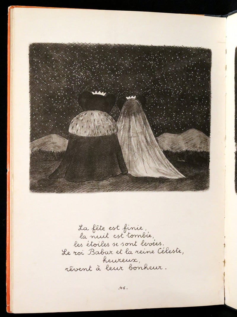 1931 True French First Edition - Histoire de Babar le Petit Elephant by Jean de Brunhoff.