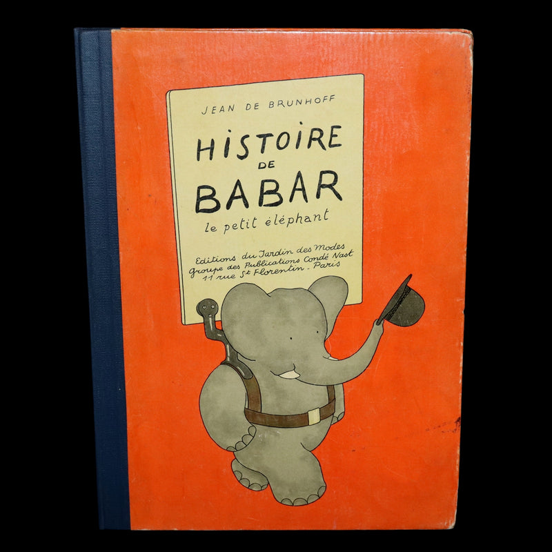 1931 True French First Edition - Histoire de Babar le Petit Elephant by Jean de Brunhoff.