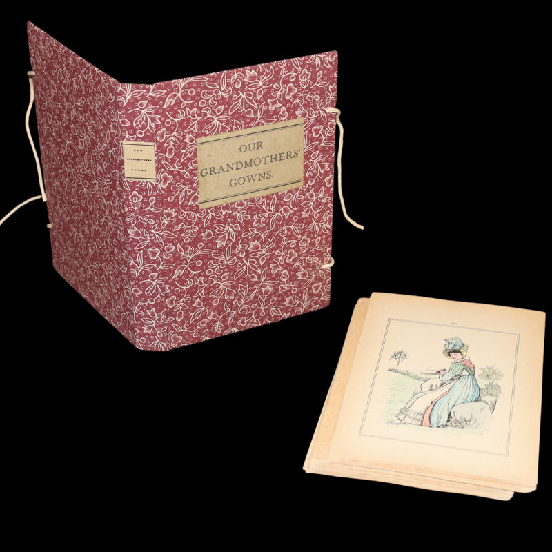 1884 Rare 19th-Century Fashion First Edition - Our Grandmothers' Gowns, Illustrated by George R. Halkett.