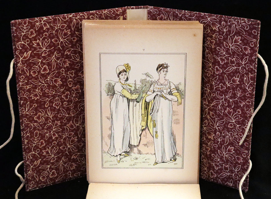 1884 Rare 19th-Century Fashion First Edition - Our Grandmothers' Gowns, Illustrated by George R. Halkett.