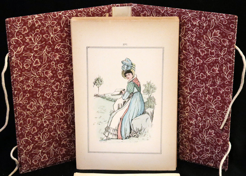 1884 Rare 19th-Century Fashion First Edition - Our Grandmothers' Gowns, Illustrated by George R. Halkett.