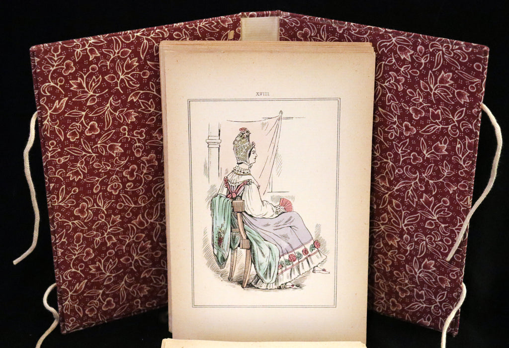 1884 Rare 19th-Century Fashion First Edition - Our Grandmothers' Gowns, Illustrated by George R. Halkett.