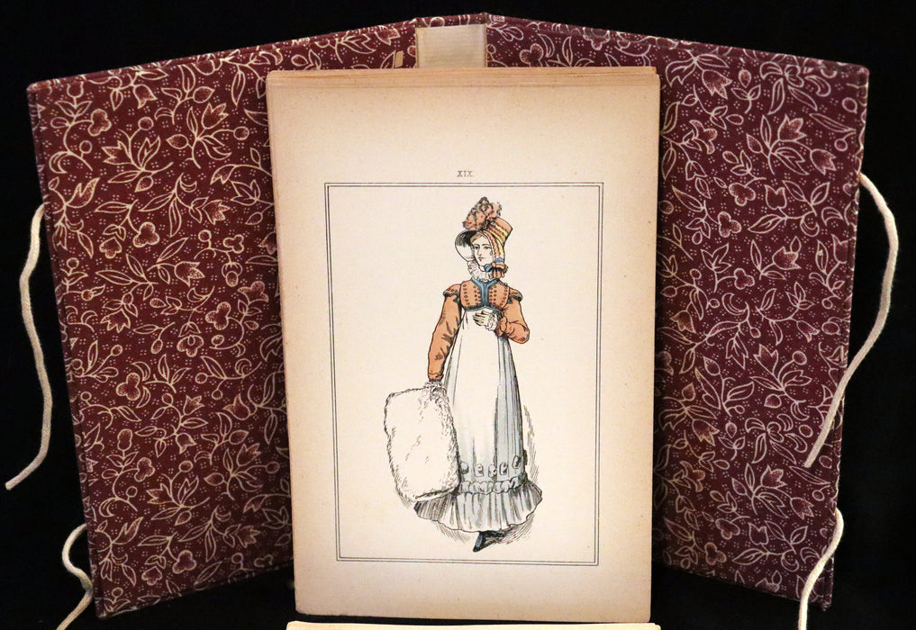 1884 Rare 19th-Century Fashion First Edition - Our Grandmothers' Gowns, Illustrated by George R. Halkett.