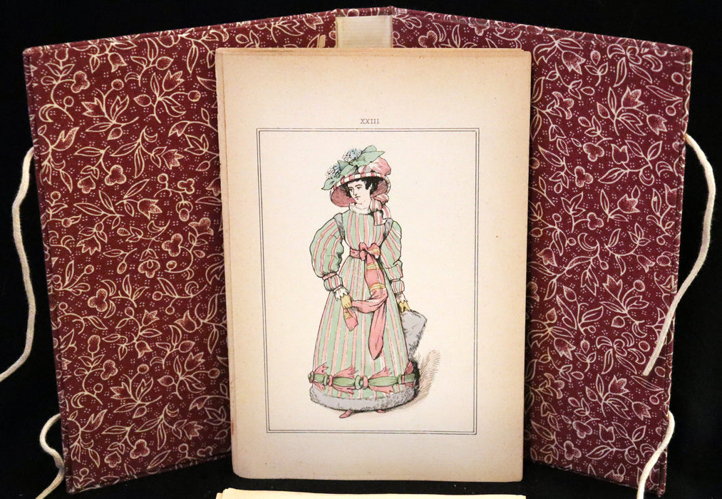 1884 Rare 19th-Century Fashion First Edition - Our Grandmothers' Gowns, Illustrated by George R. Halkett.