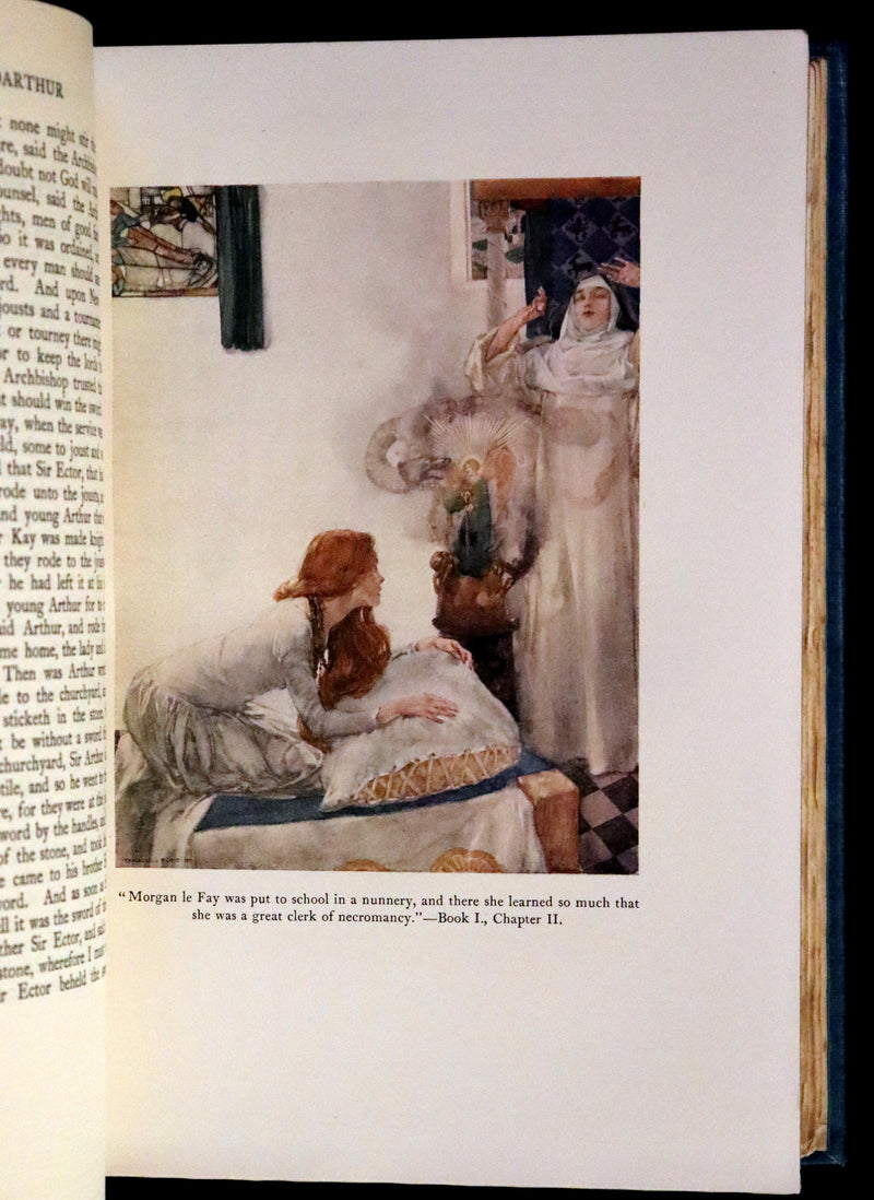 1923 Rare Book set - Le Morte Darthur, The History of King Arthur and of His Noble Knights of the Round Table.