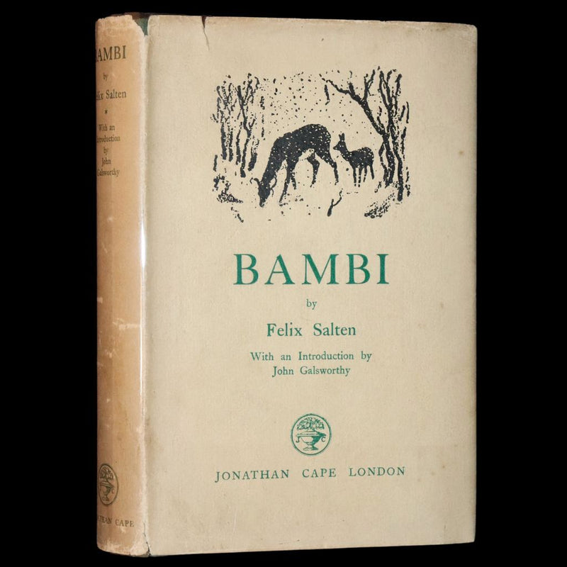 1928 Rare First UK Edition - Bambi a Life in the Woods by Felix Salten. Illustrated.