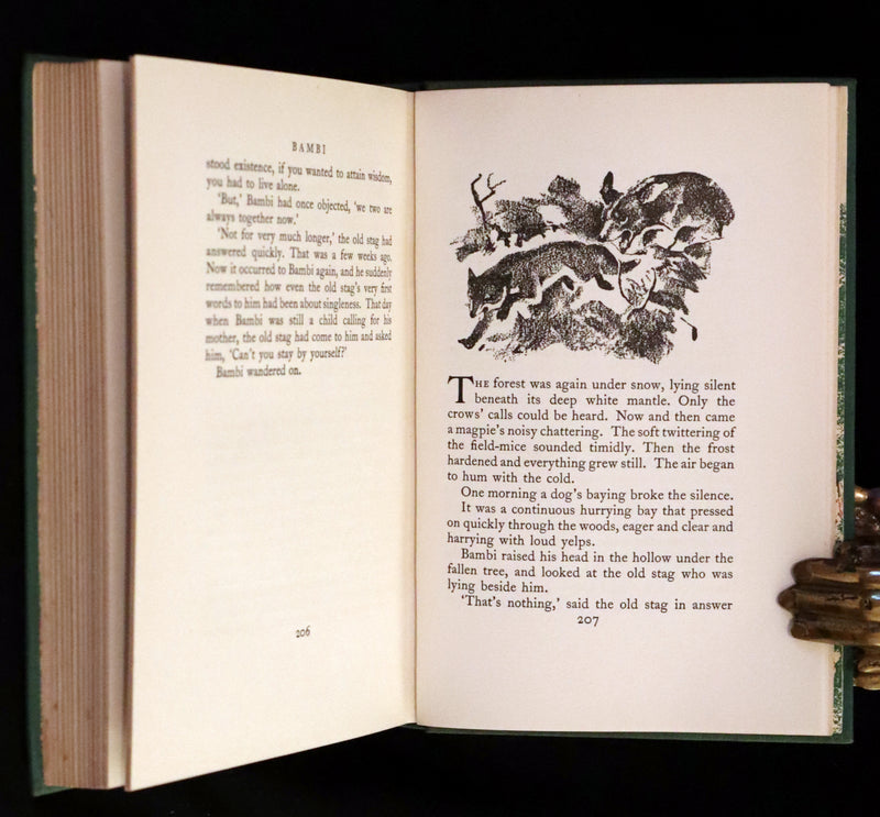 1928 Rare First UK Edition - Bambi a Life in the Woods by Felix Salten. Illustrated.