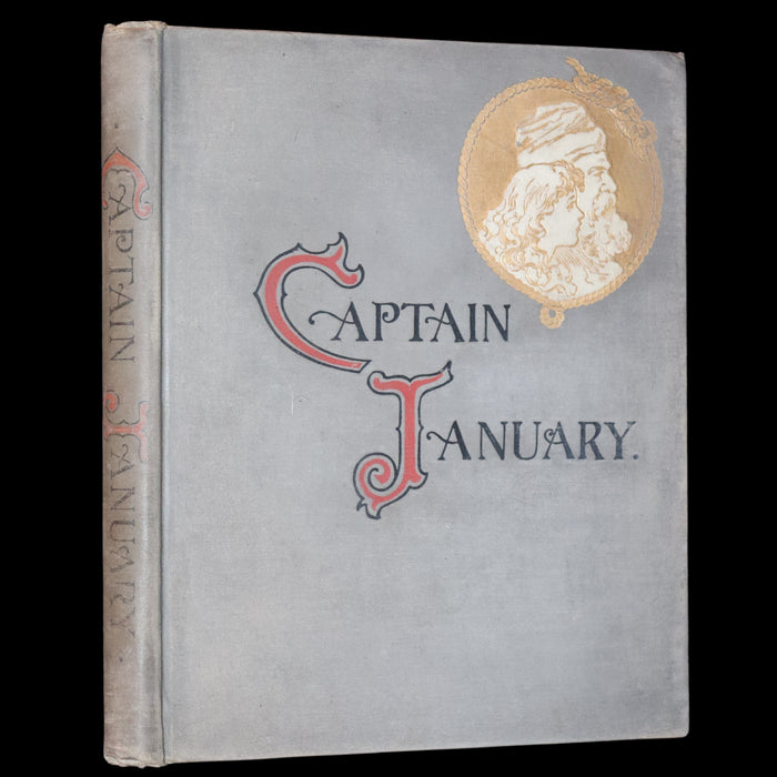 1893 Rare Victorian Book - Captain January, Lighthouse Keeper and His Little Girl by Laura E. Richards. Illustrated.