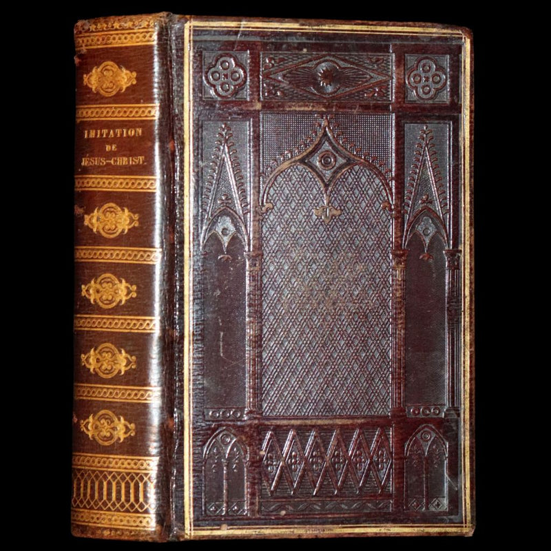 1828 Rare French Book - The Imitation of Christ - L'Imitation de Jesus Christ, Illustrated.