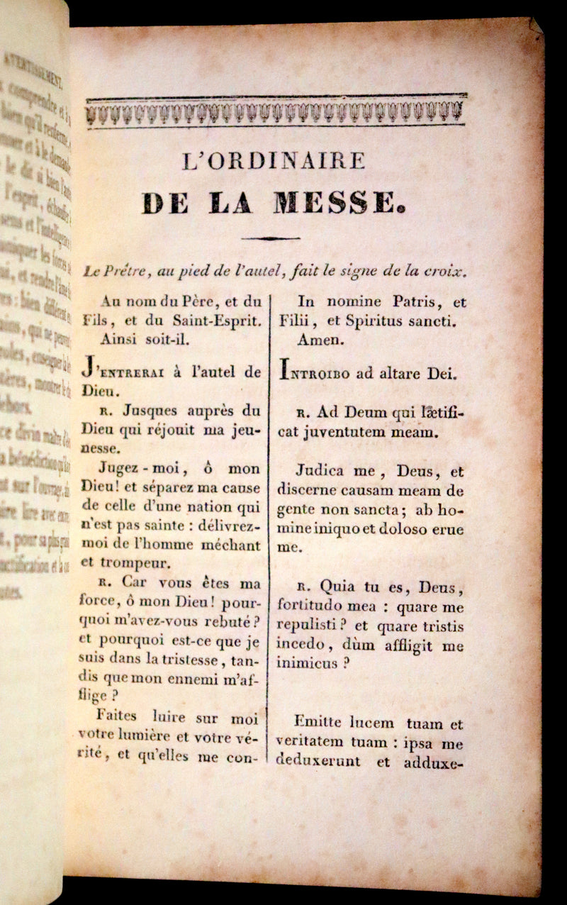 1828 Rare French Book - The Imitation of Christ - L'Imitation de Jesus Christ, Illustrated.