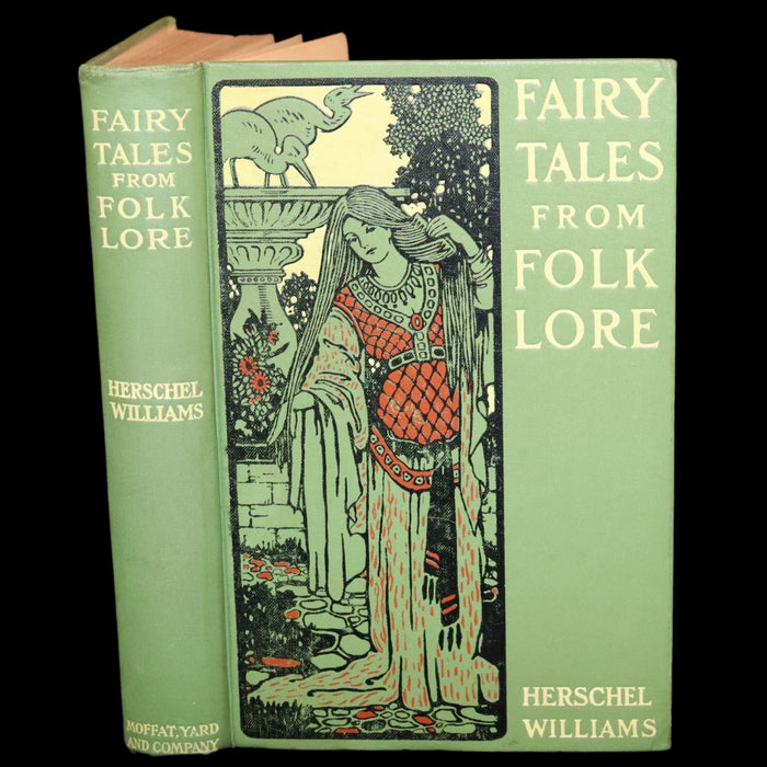 1908 Scarce First Edition - Fairy Tales From Folk Lore by Herschel Williams, illustrated by Maud Hunt Squire.