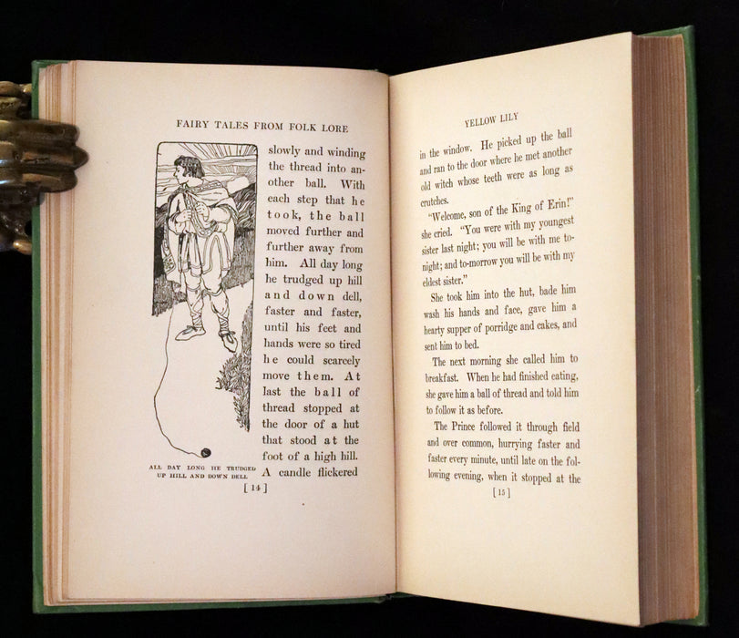 1908 Scarce First Edition - Fairy Tales From Folk Lore by Herschel Williams, illustrated by Maud Hunt Squire.