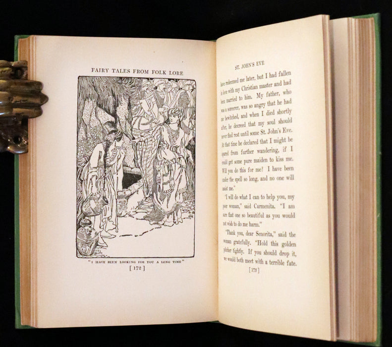 1908 Scarce First Edition - Fairy Tales From Folk Lore by Herschel Williams, illustrated by Maud Hunt Squire.