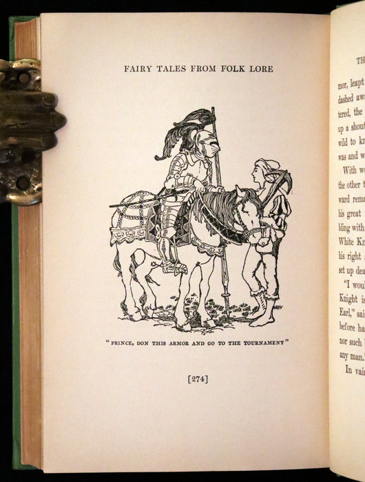 1908 Scarce First Edition - Fairy Tales From Folk Lore by Herschel Williams, illustrated by Maud Hunt Squire.