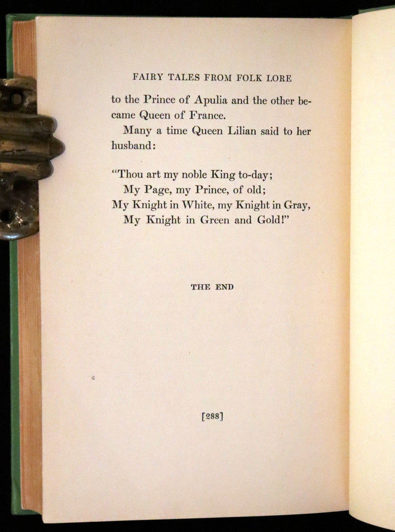 1908 Scarce First Edition - Fairy Tales From Folk Lore by Herschel Williams, illustrated by Maud Hunt Squire.