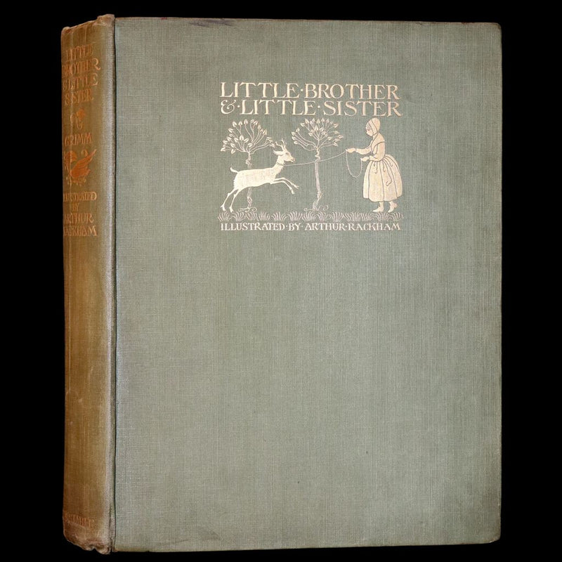 1917 Rare Rackham First Edition - Little Brother & Little Sister and Other Tales by Brothers Grimm.