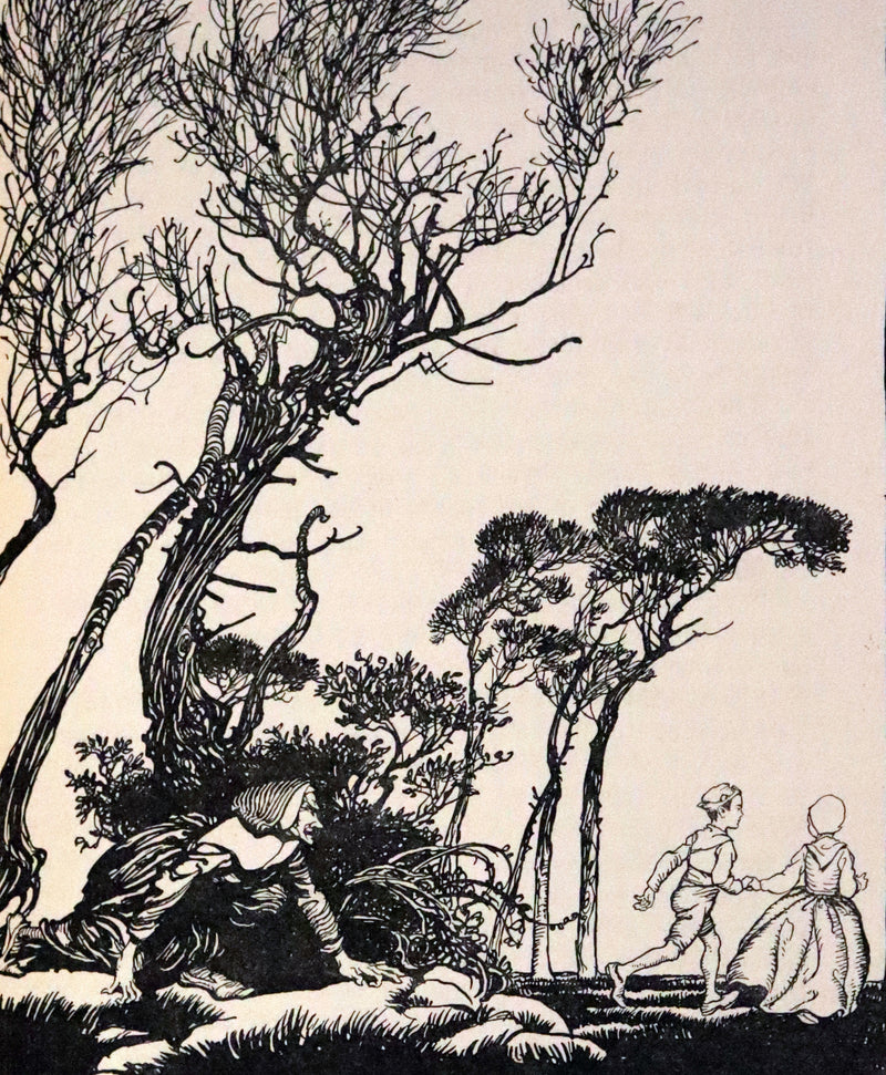 1917 Rare Rackham First Edition - Little Brother & Little Sister and Other Tales by Brothers Grimm.