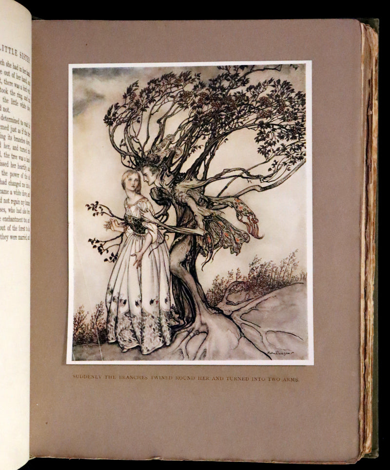 1917 Rare Rackham First Edition - Little Brother & Little Sister and Other Tales by Brothers Grimm.