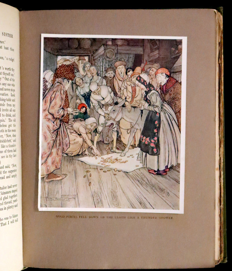 1917 Rare Rackham First Edition - Little Brother & Little Sister and Other Tales by Brothers Grimm.