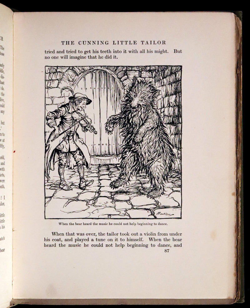 1917 Rare Rackham First Edition - Little Brother & Little Sister and Other Tales by Brothers Grimm.