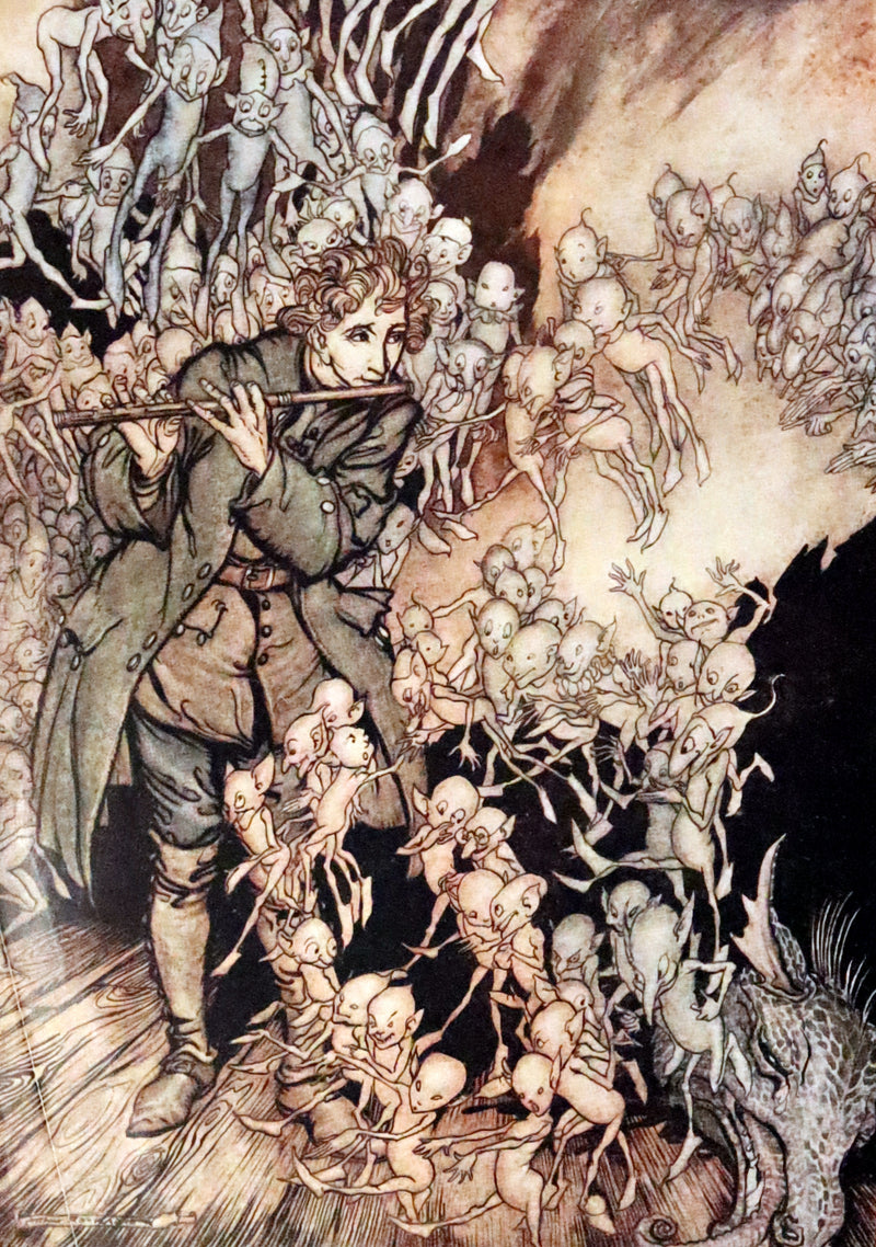 1917 Rare Rackham First Edition - Little Brother & Little Sister and Other Tales by Brothers Grimm.