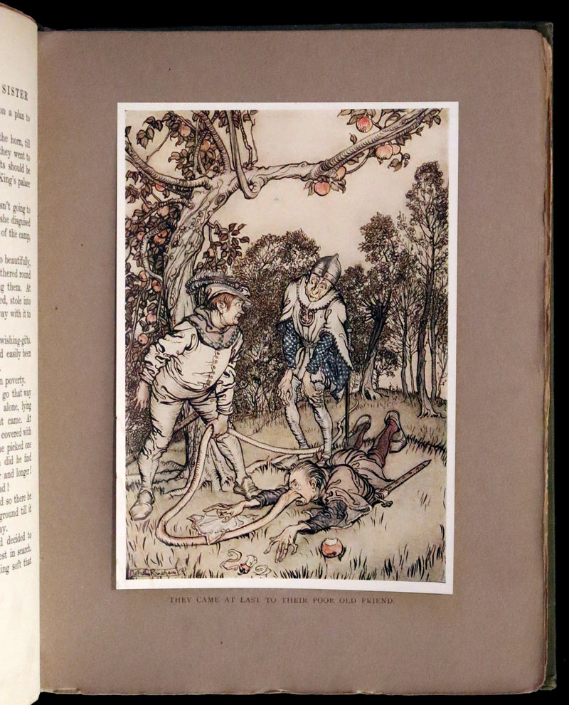 1917 Rare Rackham First Edition - Little Brother & Little Sister and Other Tales by Brothers Grimm.