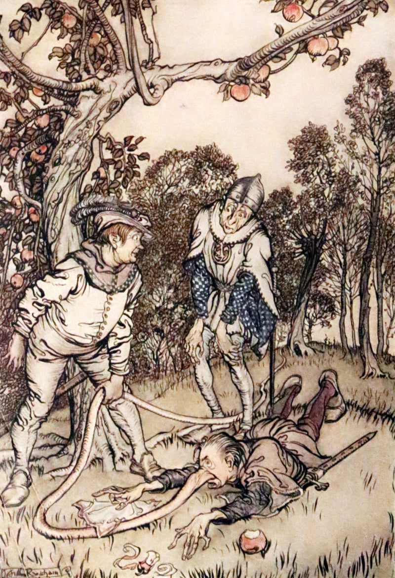 1917 Rare Rackham First Edition - Little Brother & Little Sister and Other Tales by Brothers Grimm.