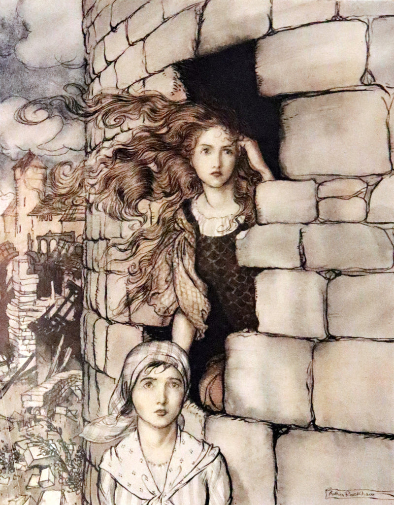 1917 Rare Rackham First Edition - Little Brother & Little Sister and Other Tales by Brothers Grimm.