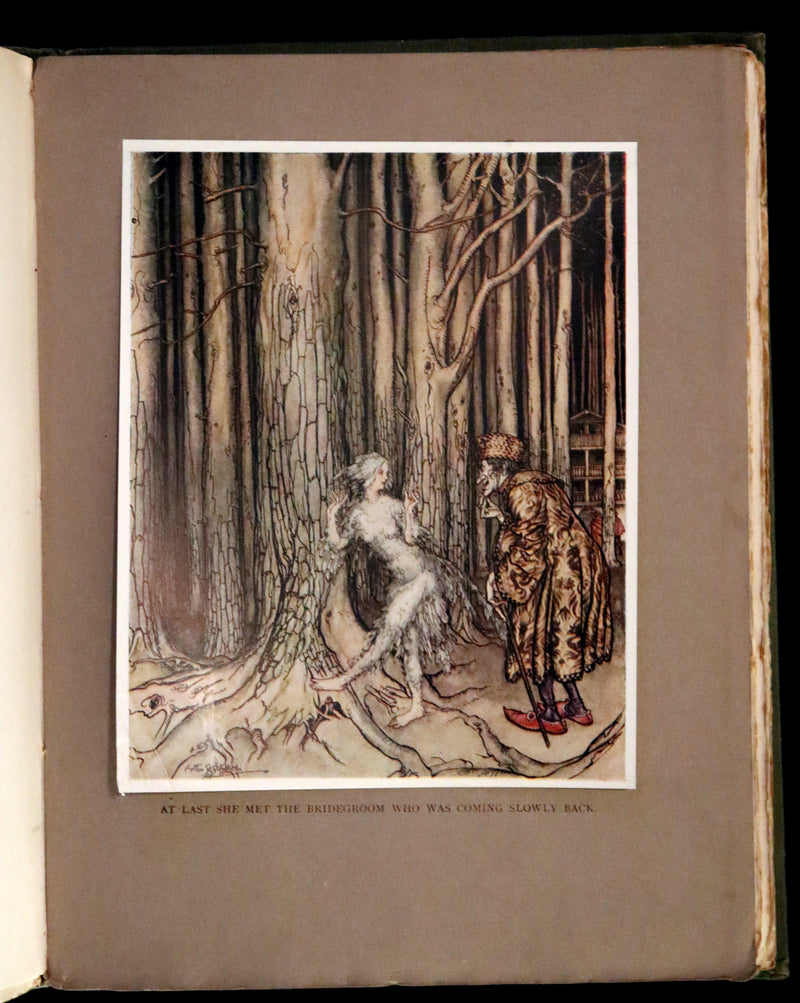 1917 Rare Rackham First Edition - Little Brother & Little Sister and Other Tales by Brothers Grimm.
