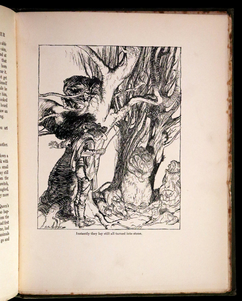 1917 Rare Rackham First Edition - Little Brother & Little Sister and Other Tales by Brothers Grimm.