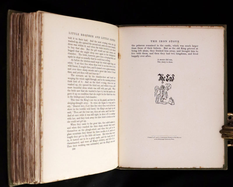 1917 Rare Rackham First Edition - Little Brother & Little Sister and Other Tales by Brothers Grimm.