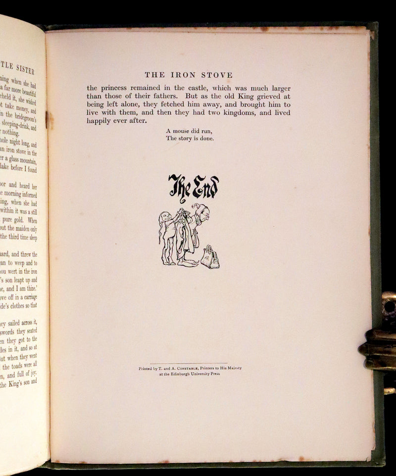 1917 Rare Rackham First Edition - Little Brother & Little Sister and Other Tales by Brothers Grimm.