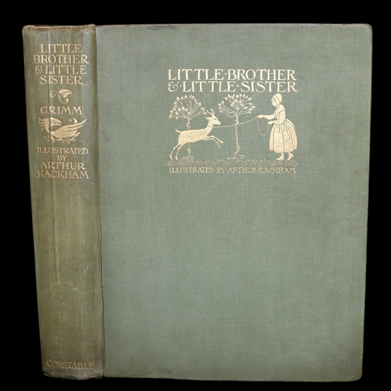 1917 Rare Rackham First Edition - Little Brother & Little Sister and Other Tales by Brothers Grimm.