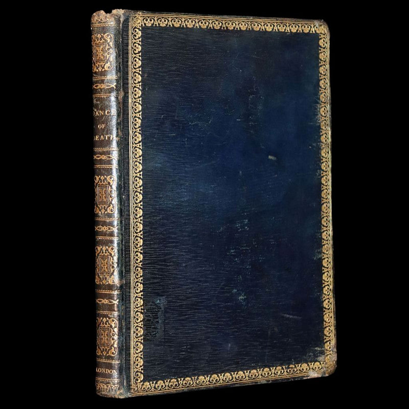 1816 Scarce Book -The Dance of Death, Danse Macabre by Hans Holbein, Color illustrated.